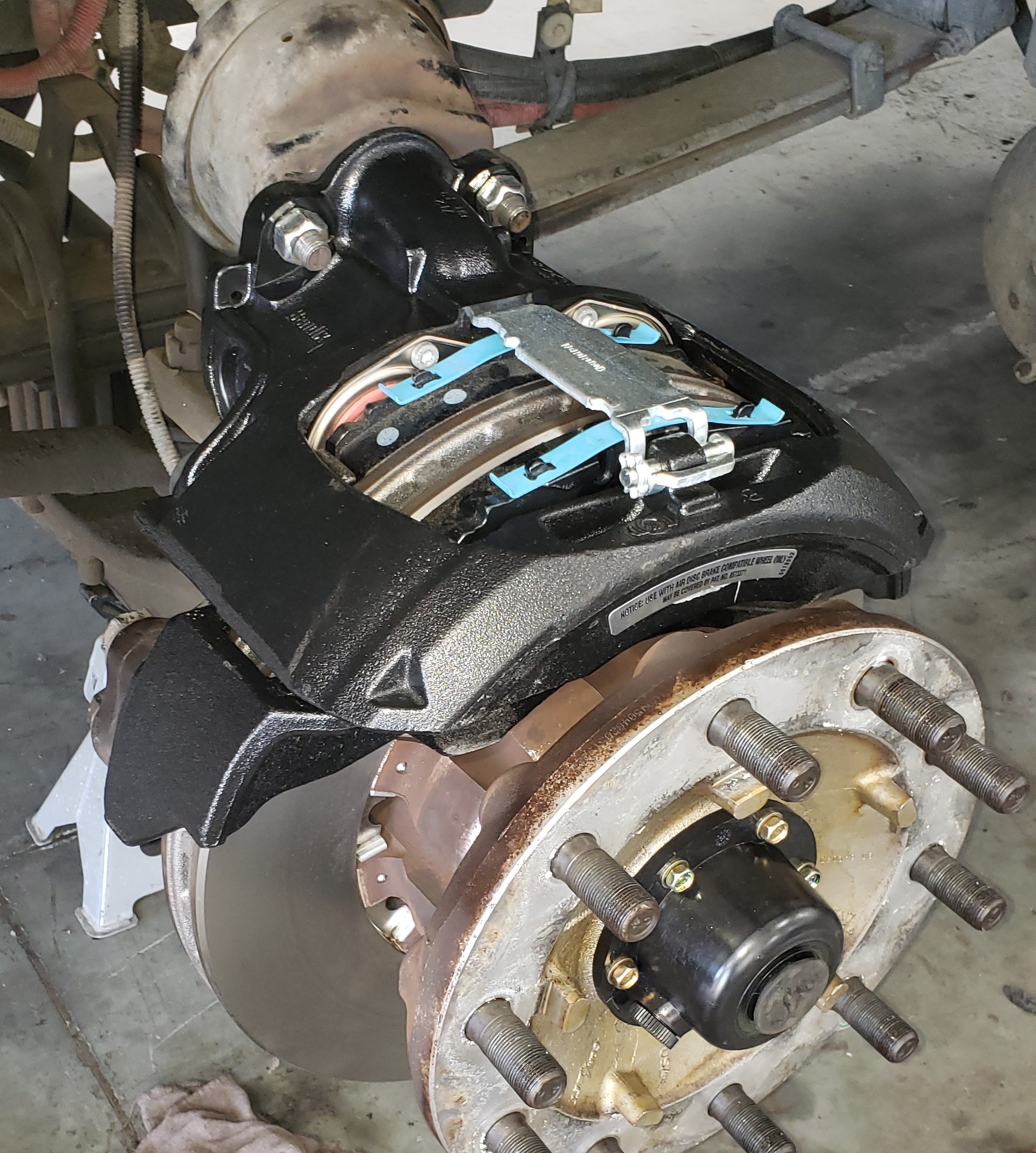 Mechanic repairing diesel engine